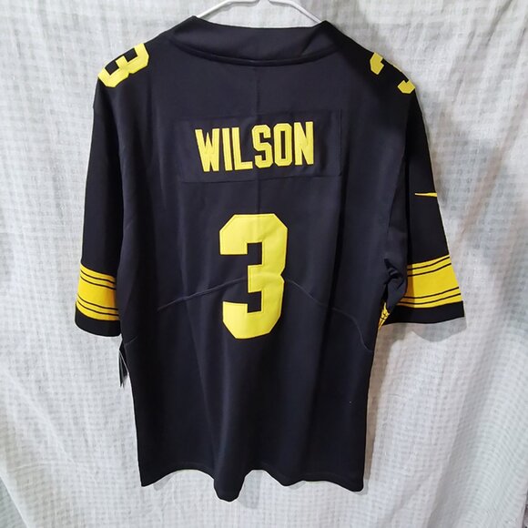 Russell Wilson Pittsburgh Steelers No 3 Jersey - Picture 5 of 12